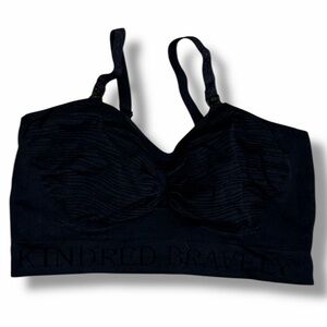 Kindred Bravely Black Nursing Pumping Bra Women's Size L Breastfeeding Nursing